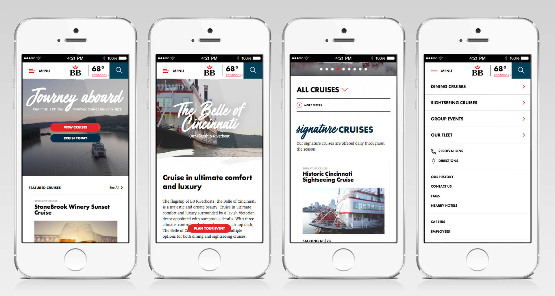 Mobile web development mockup design