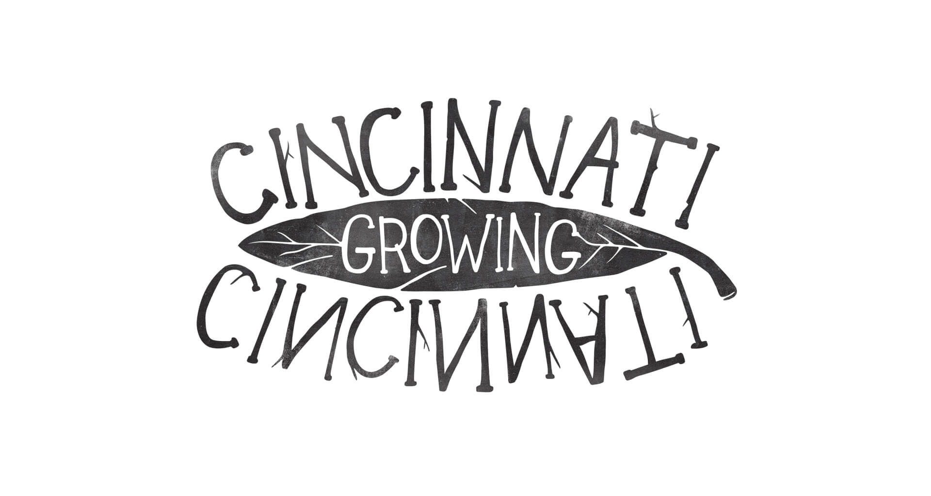 Cincinnati Growing Cincinnati logo design