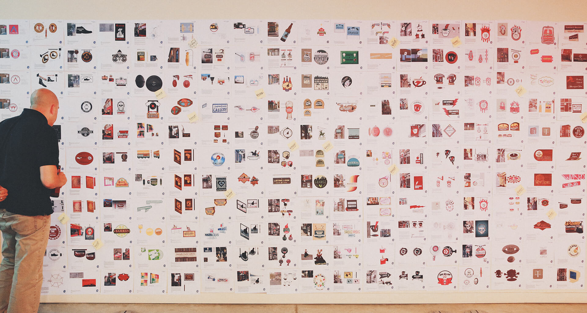 Wall of CoSign signs made