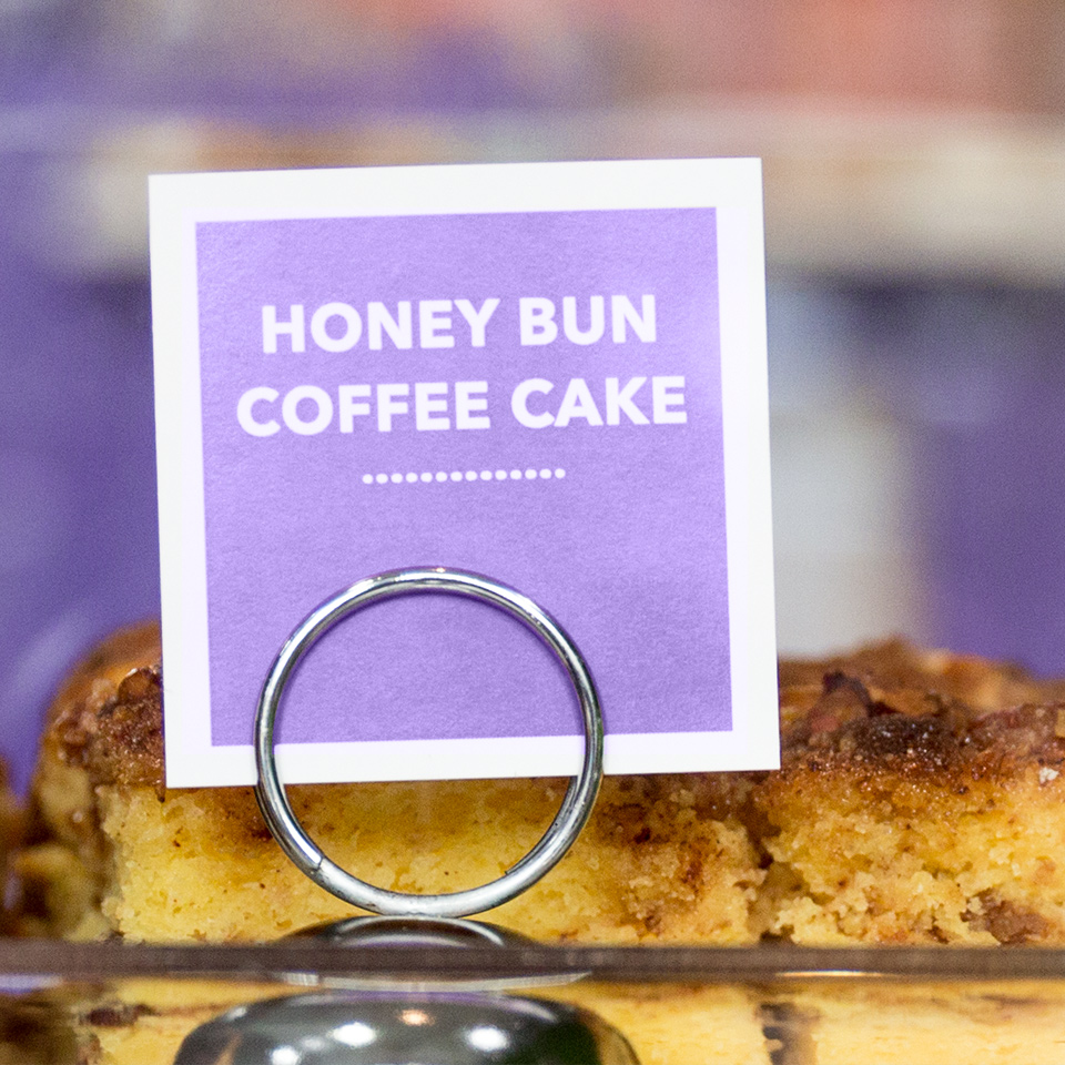 Lala's Blissful Bites product card design