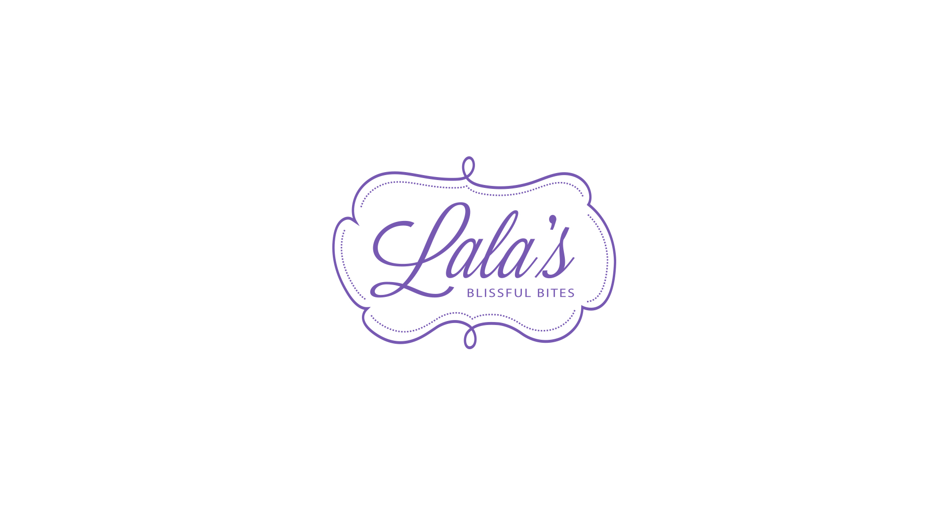 Lala's Blissful Bites logo design
