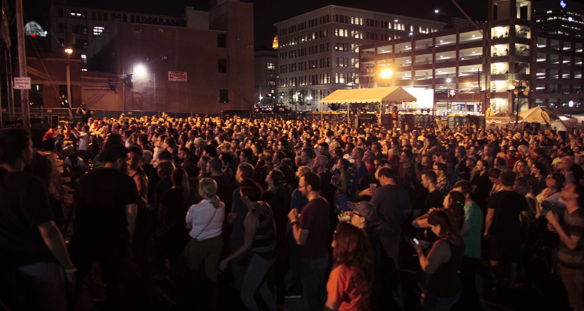 Midpoint Music Festival crowd in downtown Cincinnati