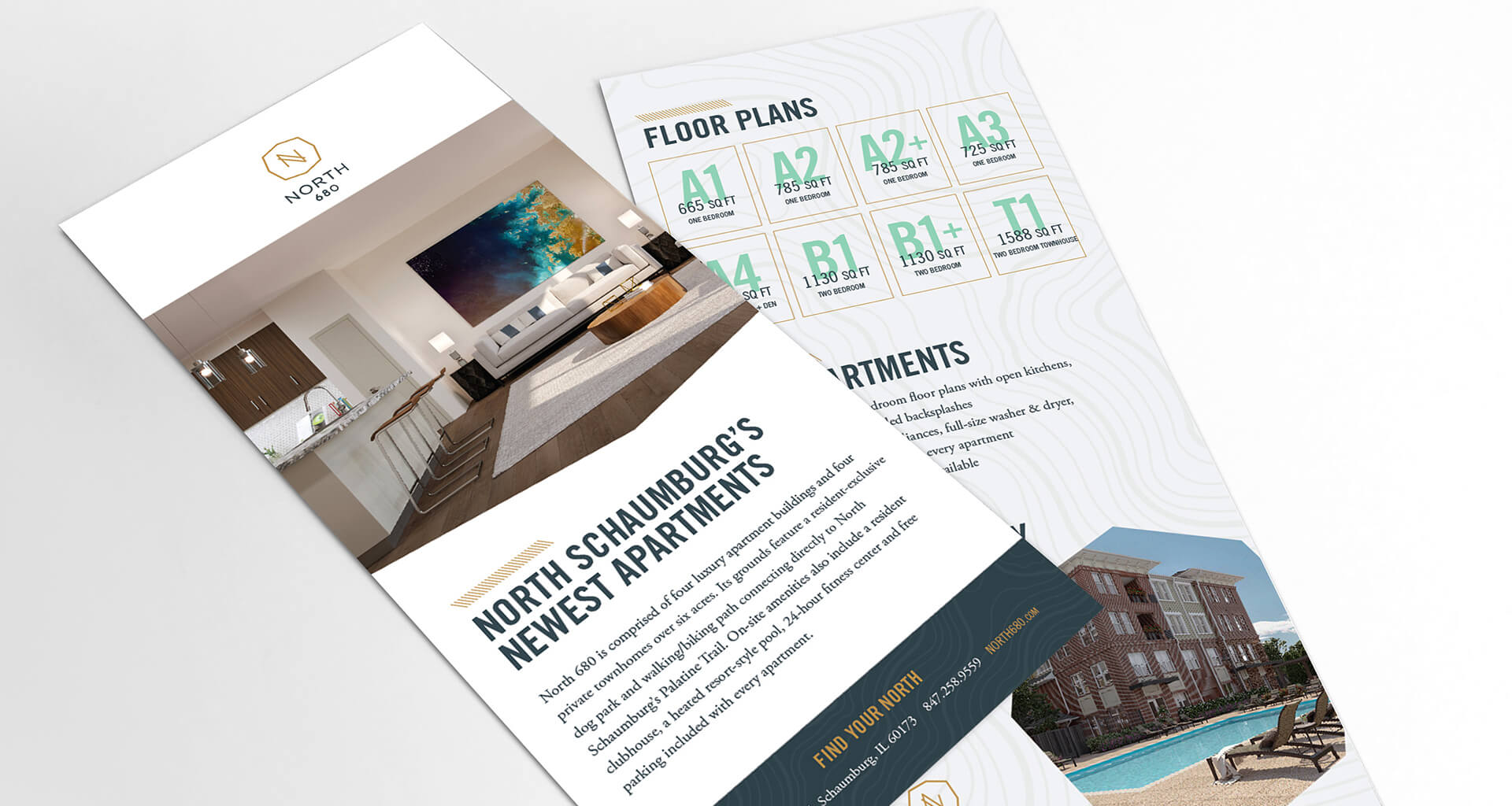 Mockup of mobile website design