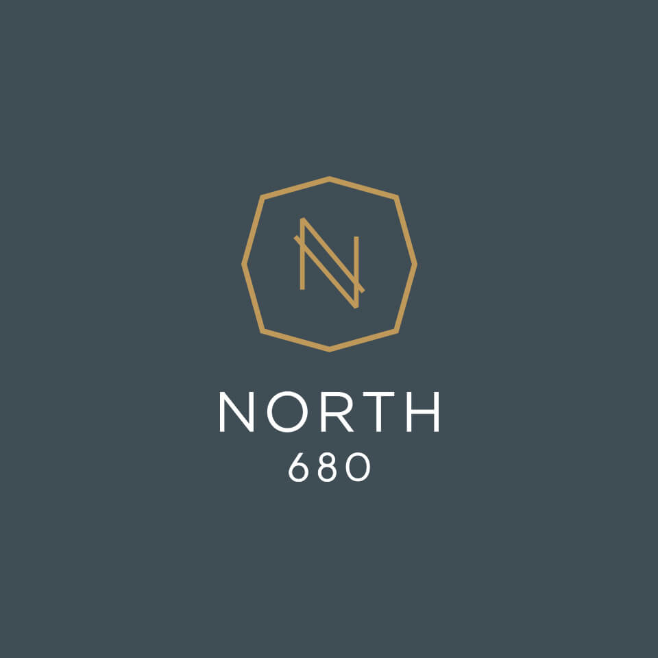 North 680 logo design