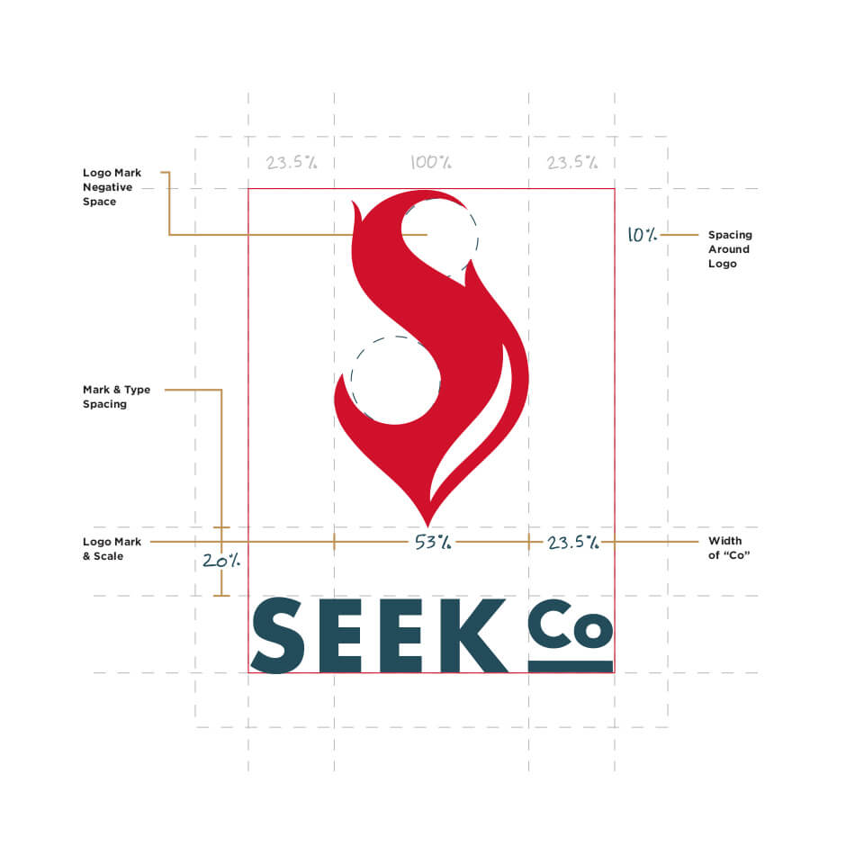 Bluestone Creative designing the SEEK Co logo