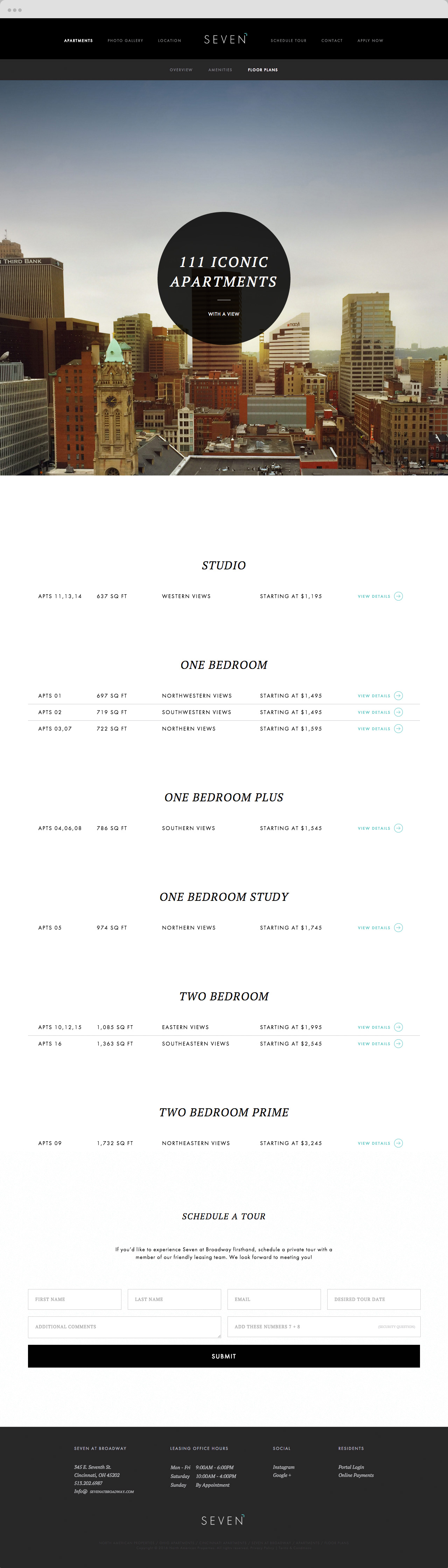 Sample web page developed by Bluestone Creative