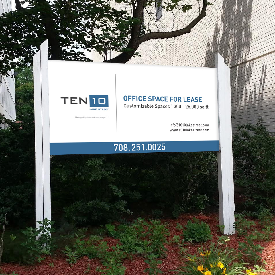 Ten10 Lake Street office sign