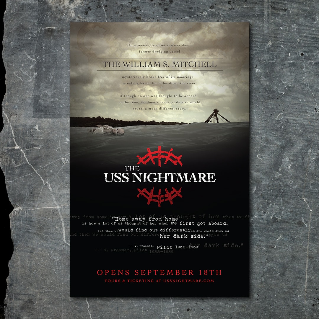 USS Nightmare branded poster